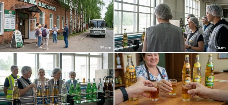 Экскурсия и дегустация на заводе напитков Черноголовка