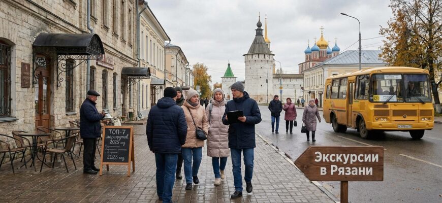 Достопримечательности Рязани для экскурсионных маршрутов и туризма в 2025 году