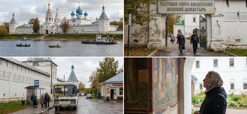 Свято-Введенский Толгский женский монастырь в Ярославле, архитектурный ансамбль и храмы