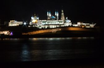 Казанский кремль ночью Казанский кремль ночью