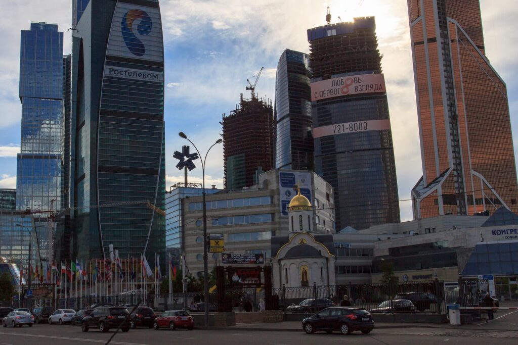 Небоскрёбы Москва-Сити Небоскрёбы Москва-Сити